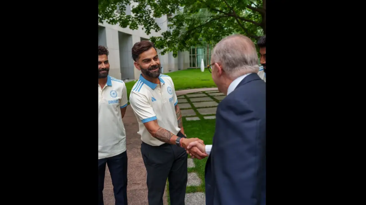 Virat Kohli's Quip to Australian PM on Century Sparks Social Media Buzz