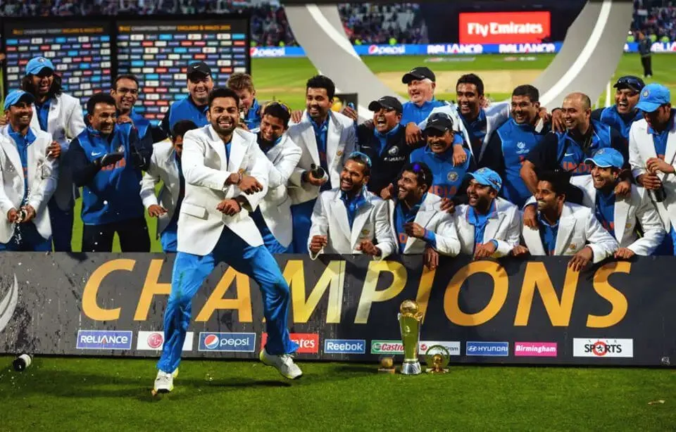 Complete List of ICC Champions Trophy Winners