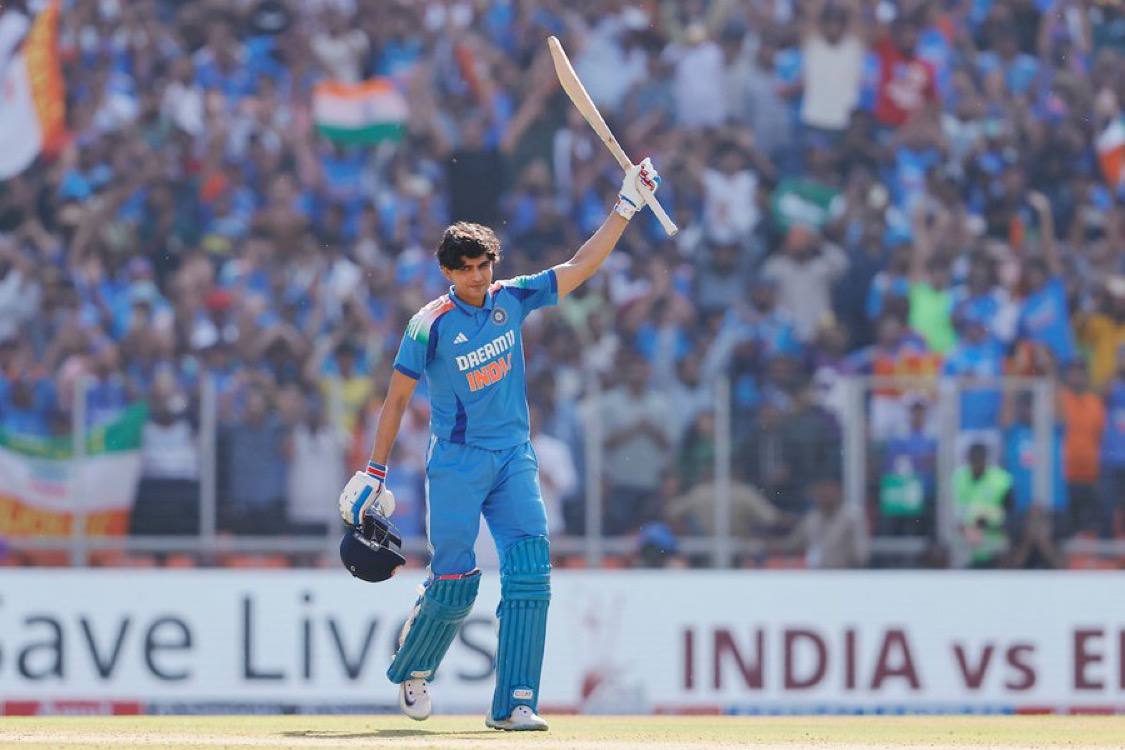 Shubman Gill Scores 7th ODI Century Against England, Becomes Fastest to 2,500 ODI Runs