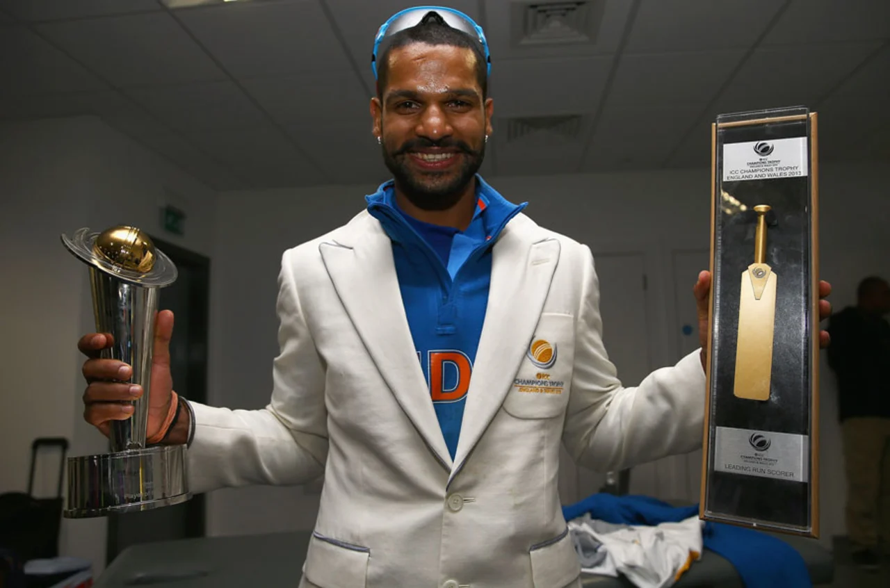 Shikhar Dhawan Named Brand Ambassador for ICC Champions Trophy 2025