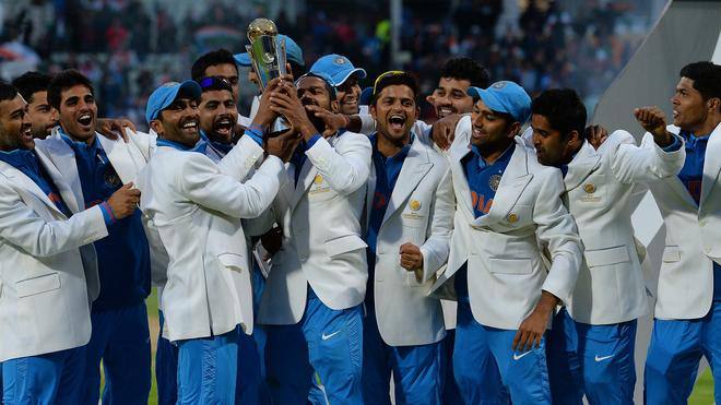 What is the significance of the white jacket at Champions Trophy?