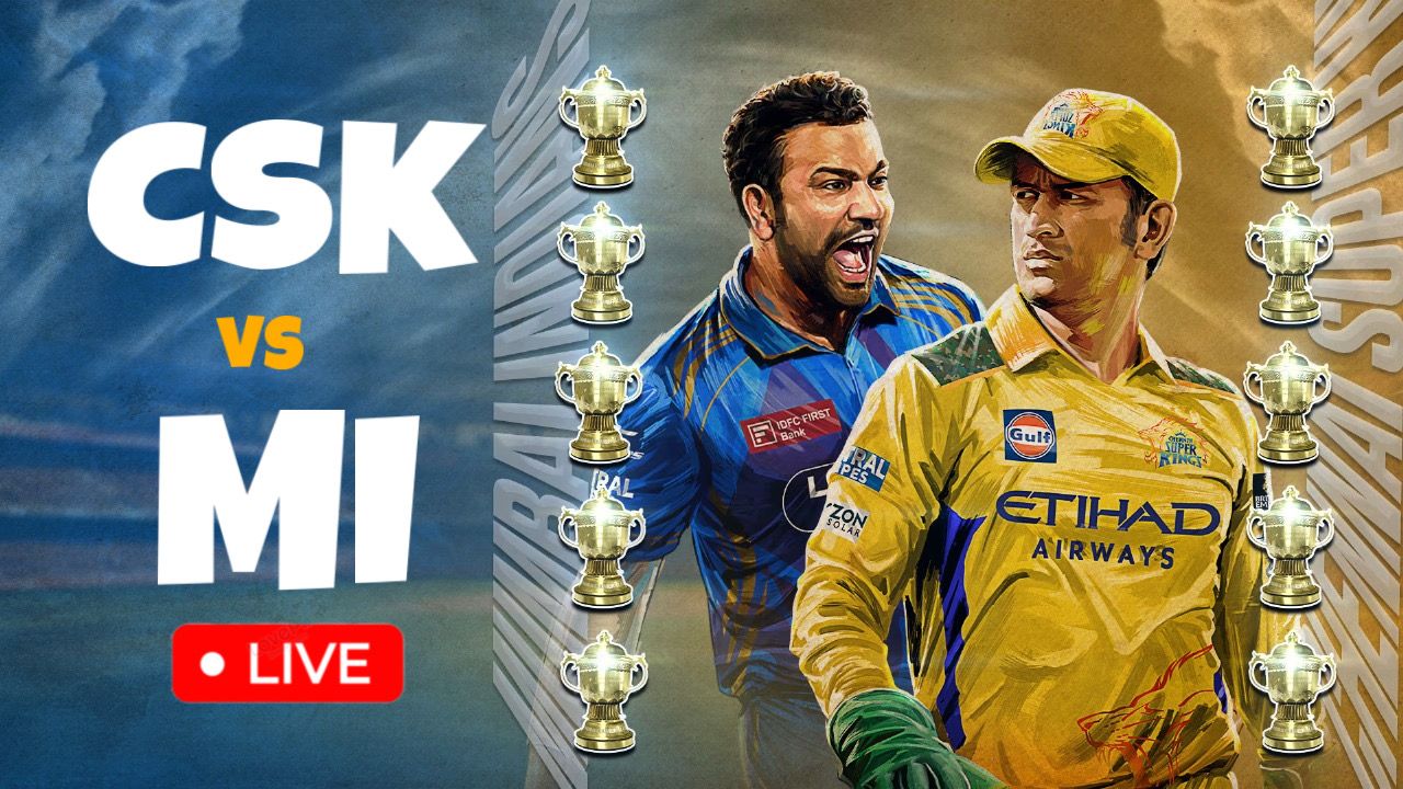 IPL 2025 LIVE: MI vs CSK Live Score - Noor’s Four Wickets, Gaikwad and Ravindra’s Fifties Help CSK Secure 4-Wicket Victory Over MI